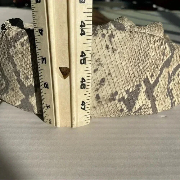 Maurizio Taiuti Genuine Leather Python Shoulder Purse - Picture 14 of 15